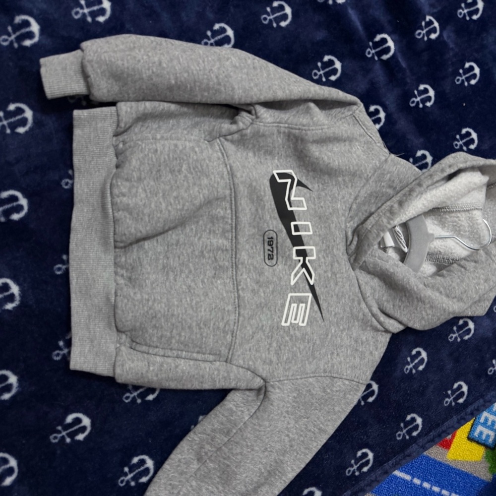 Nike Heather Gray Toddler Hoodie